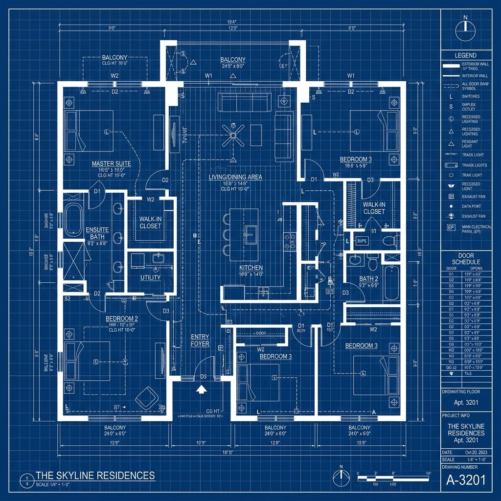 Floor & Electrical Blueprint
